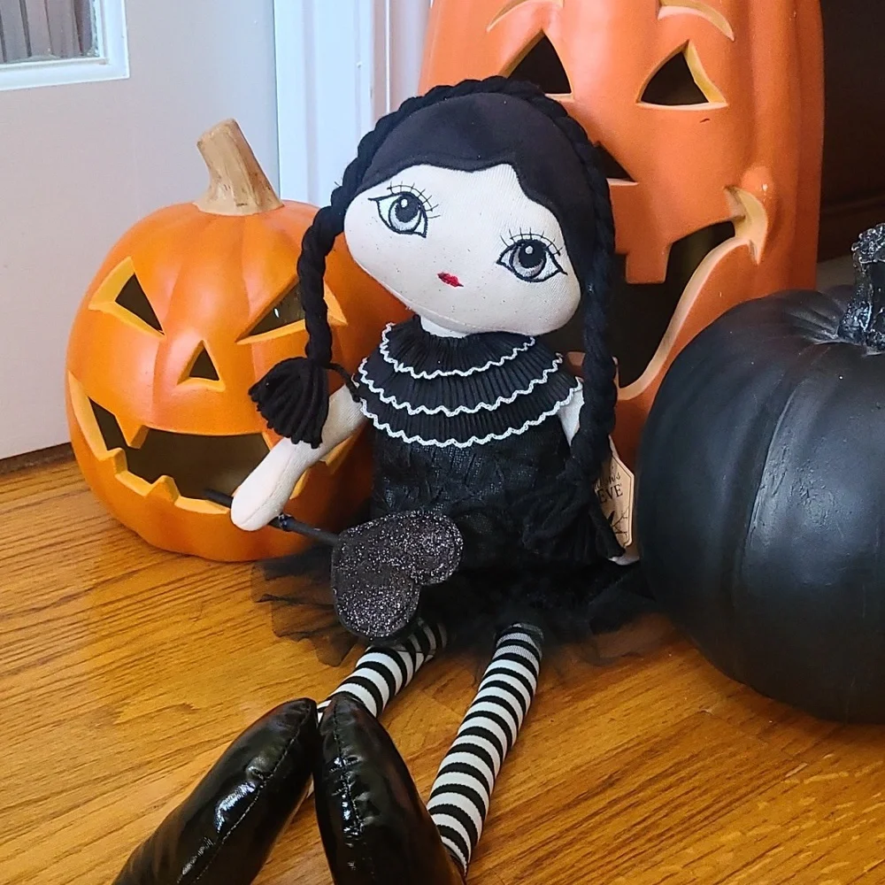 Wednesday Addams Doll Shelf Sitter 💜